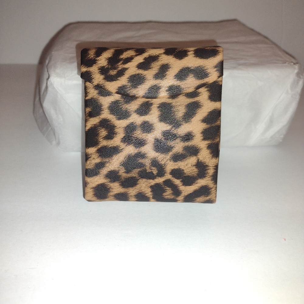 Jewelry box with animal print travel size New with tag